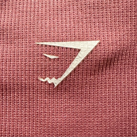 Gymshark Dusky Pink Energy Cropped High Waisted Leggings Size Small - Picture 8 of 9